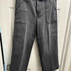 Time and Tru Gray Flare & Wide Leg Jeans